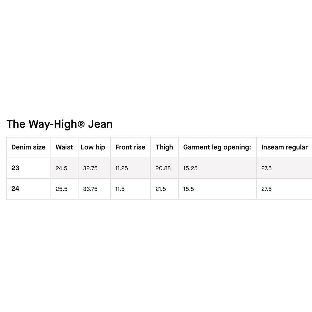 Everlane Way-High Jeans Coal Gray Size 24 NWT Straight Leg - Picture 8 of 13